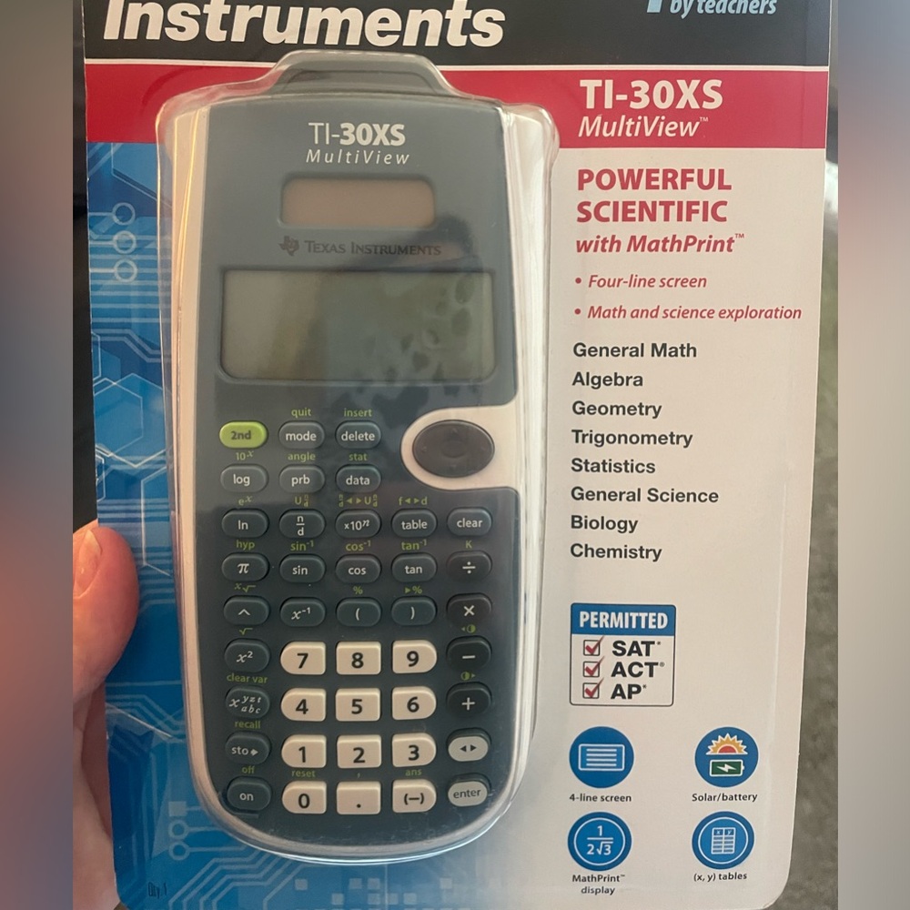 Texas Instruments TI-30XS MultiView Scientific Calculator
